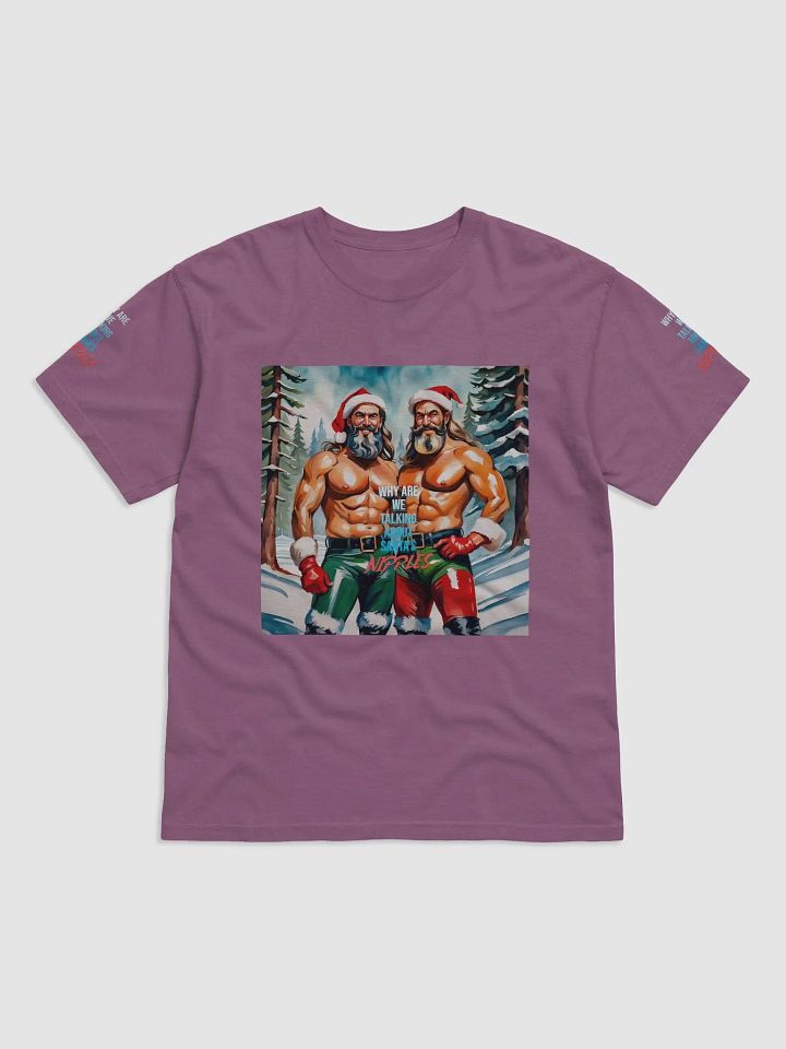 Santa's Nipple Talk Heavyweight Tee product image (2)