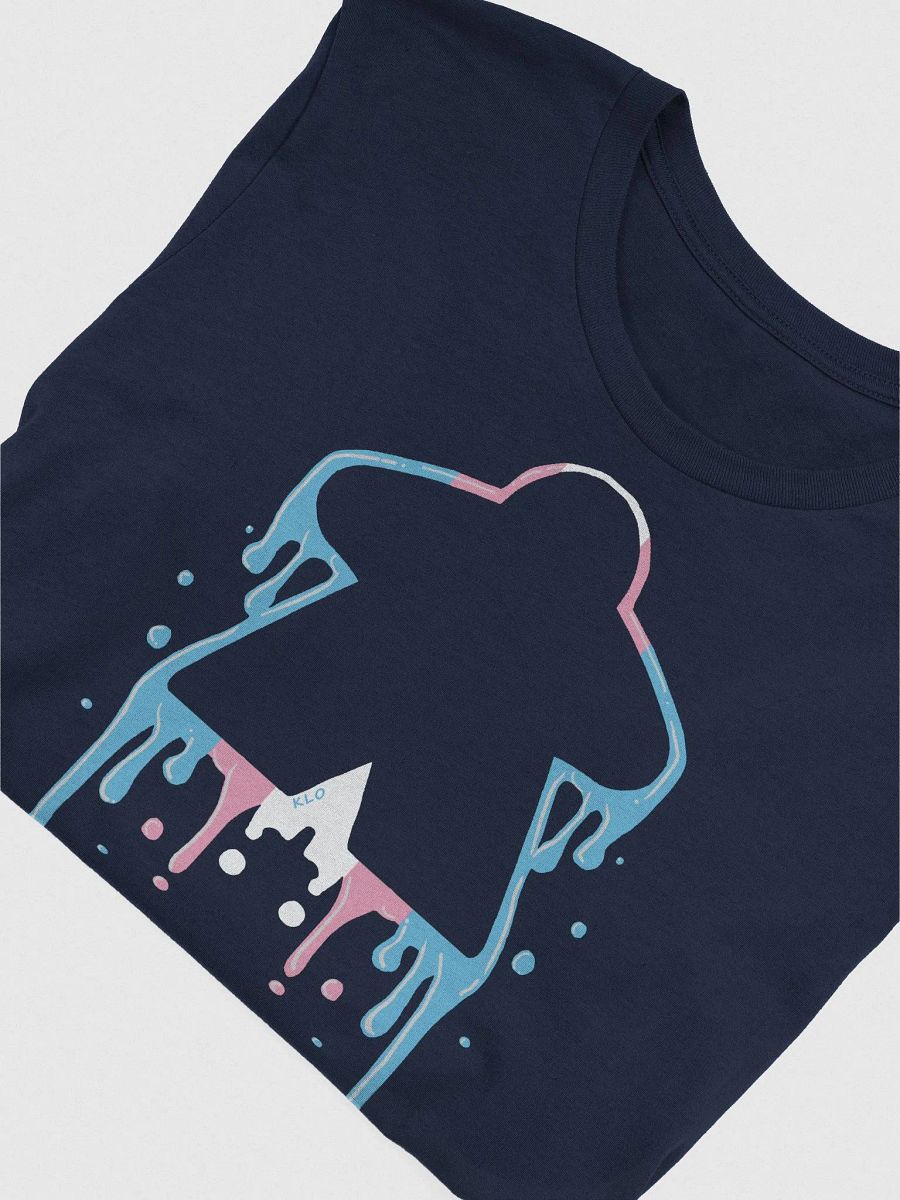 Drippy Trans Pride Meeple T-Shirt product image (3)