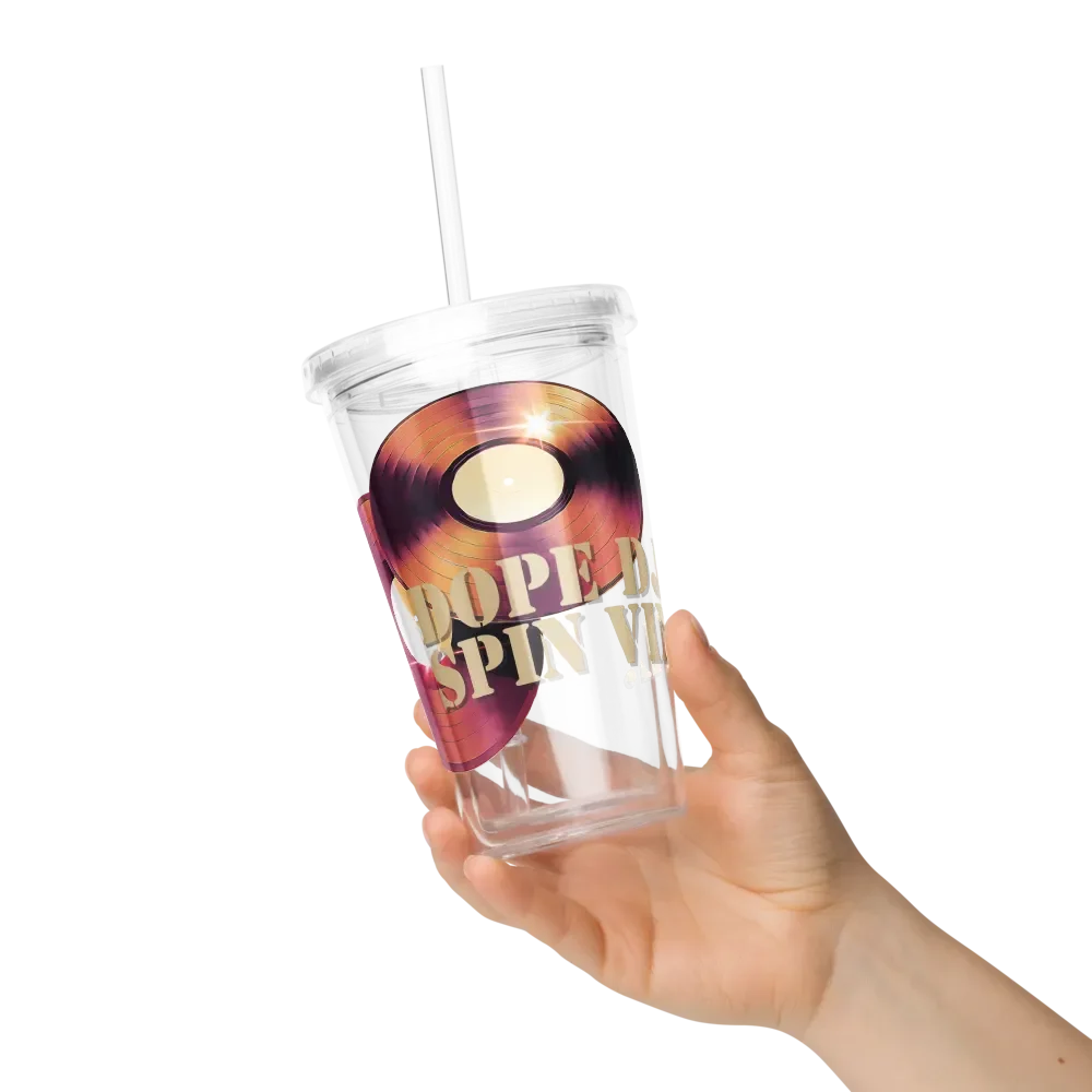 DOPE DJS SPIN VINYL Double Wall Tumbler product image (6)