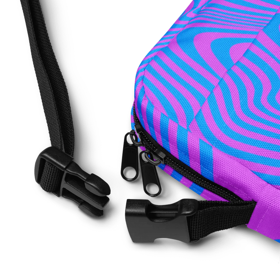 Psychedelic Wave All-Over Crossbody Bag students moms art lovers product image (8)