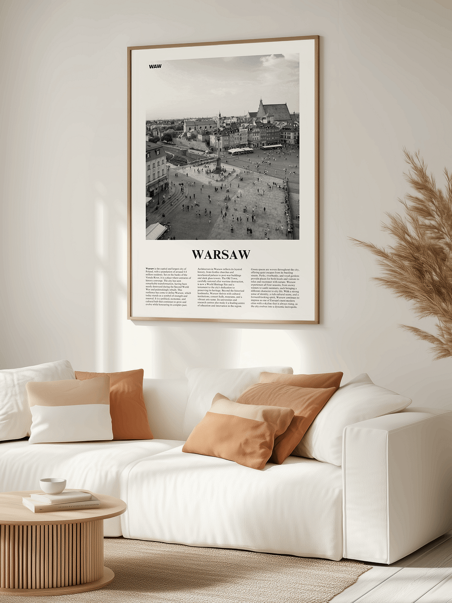Warsaw 02 Newspaper Poster | Framed product image (3)