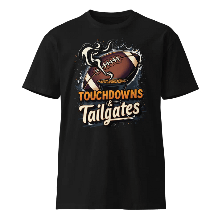 Touchdowns & Tailgates Football T-Shirt product image (1)