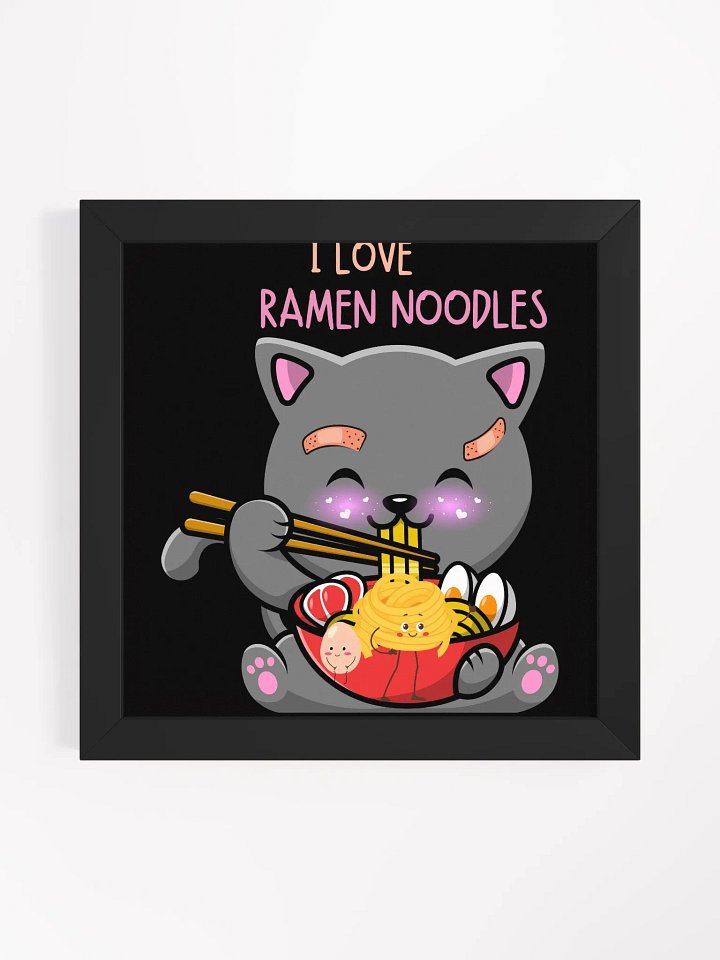 " I LOVE RAMEN NOODLES " CANVAS ART product image (15)