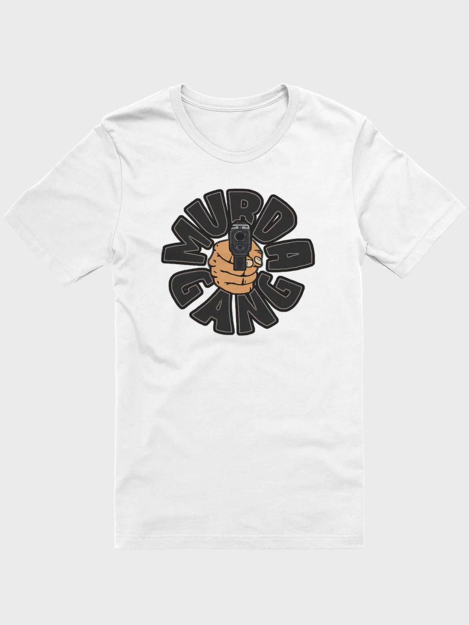 MURDAGANG WHITE TEE (black logo) product image (1)
