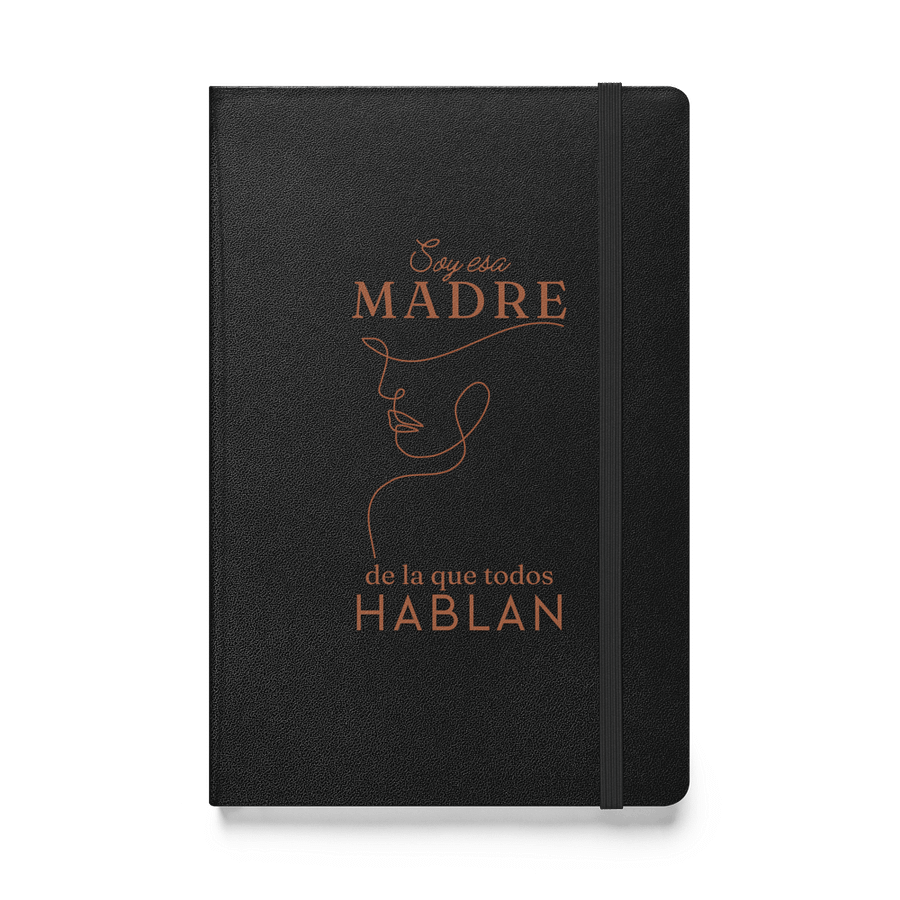 Boho Mother’s Day Design Soy esa madre Black Notebook product image (1)