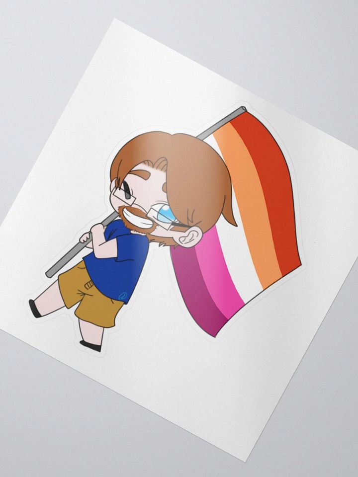 Shemp Lesbian Sticker! product image (2)