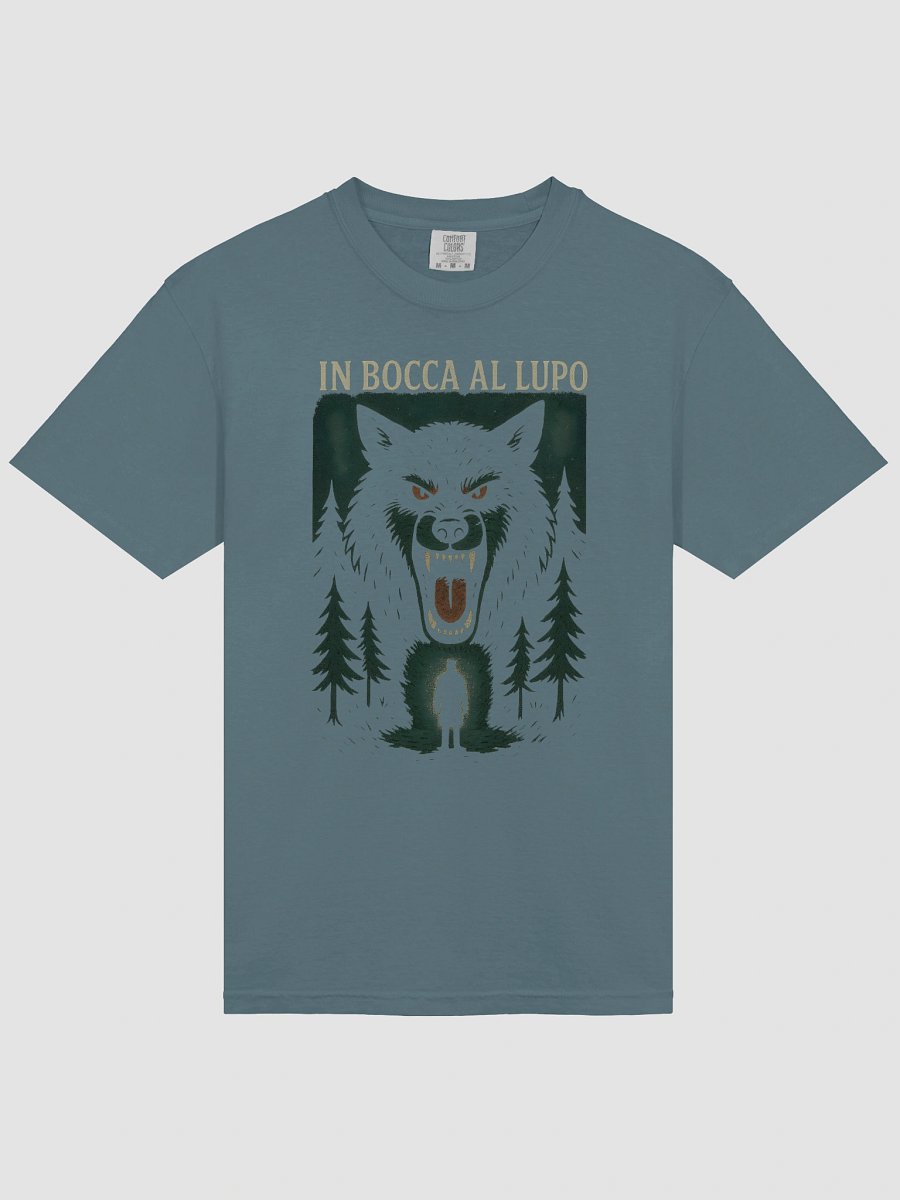 In bocca al lupo t-shirt by dark alphabet product image (3)