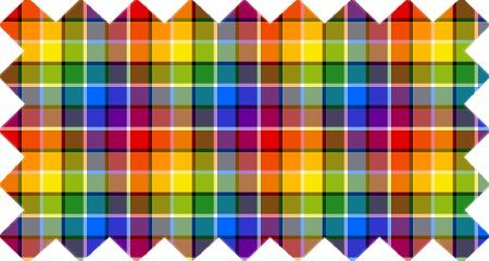 Bright Rainbow Plaid (CO09)