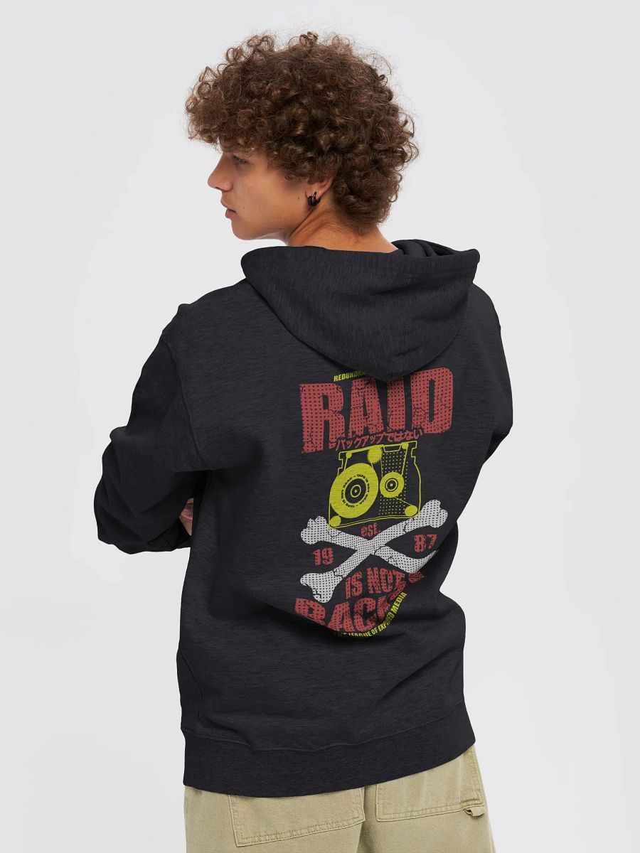 RAID IS NOT Backup - Fleece Zip Up Hoodie (Color) product image (5)