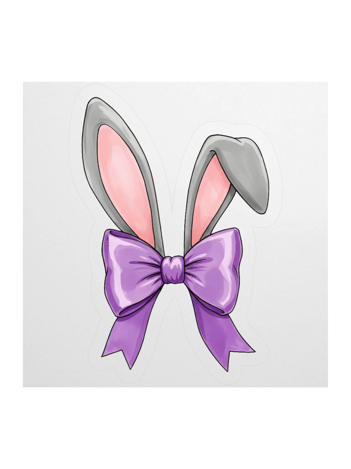 Bunny Bow Bliss Sticker product image (2)