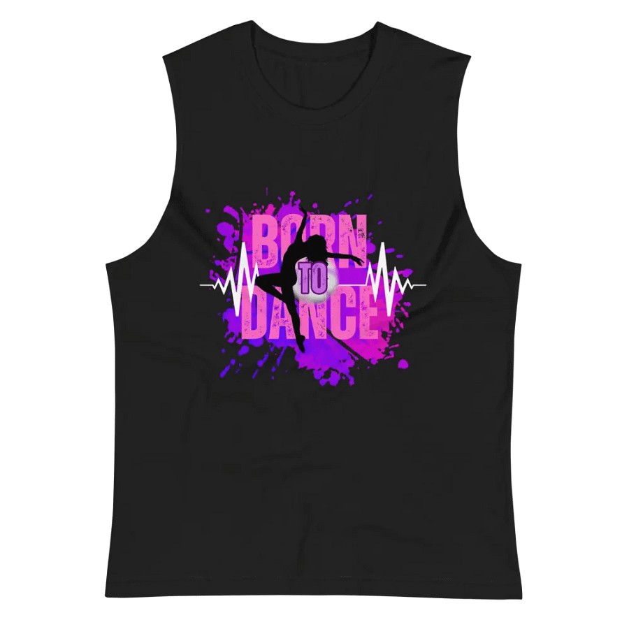 Expressive Born to Dance Her Silhouette Muscle Tank product image (4)