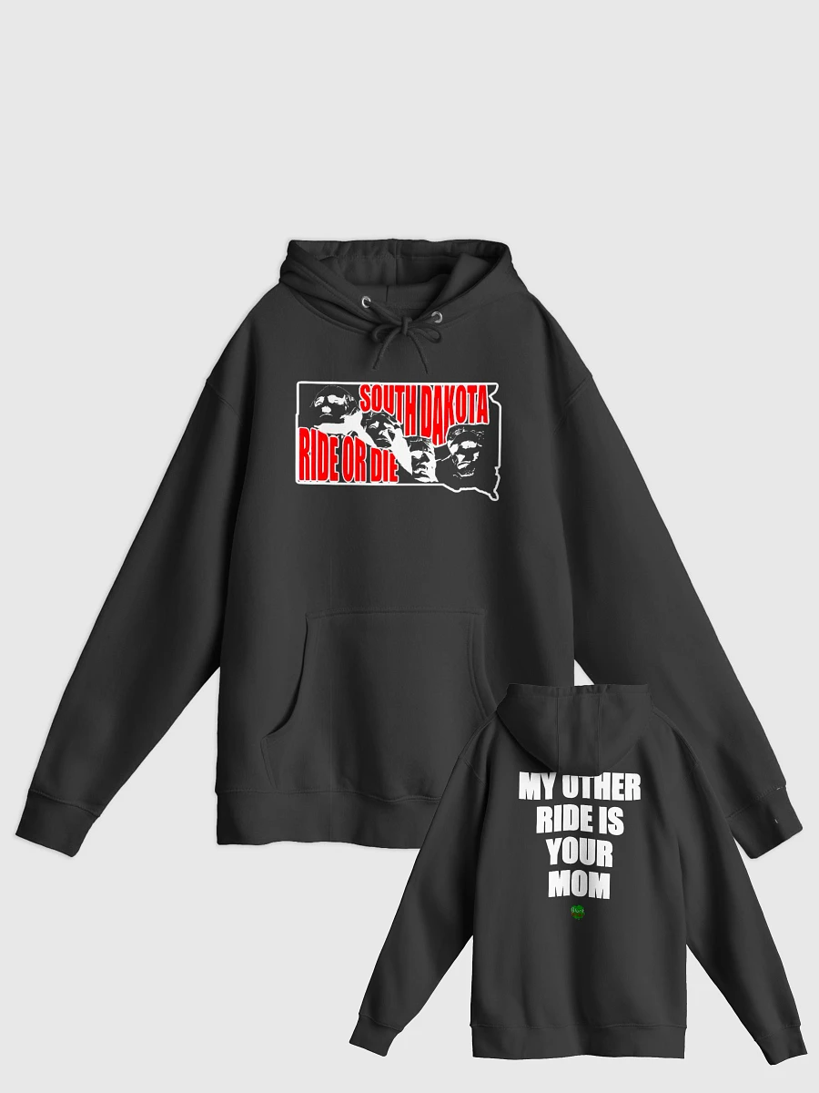 South Dakota Ride or Die/My Other Ride is Your Mom Black Hoodie product image (1)