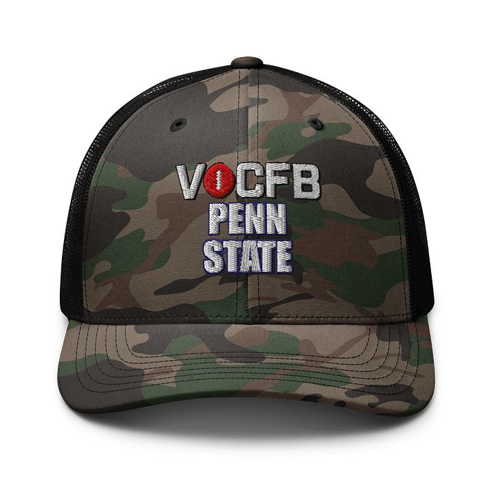 Penn State VOCFB Camo Trucker Hat product image (1)
