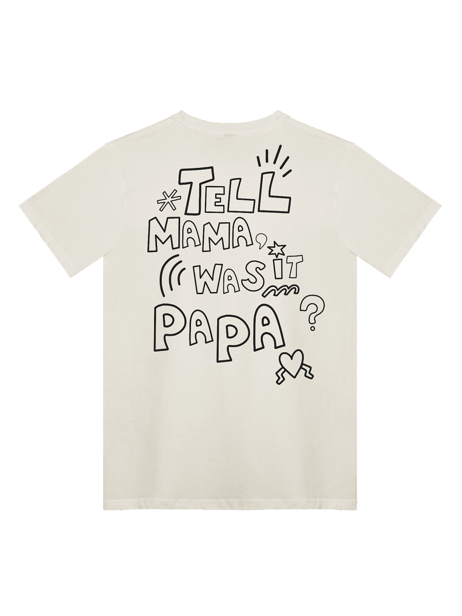 Daddy Issues Tee (Ivory) product image (1)