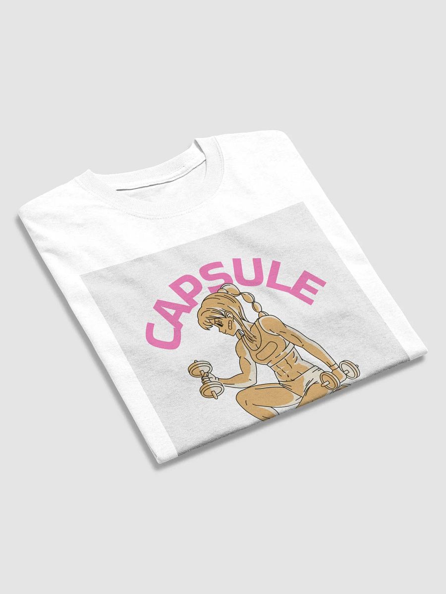 "Capsule Training Fitness Center" Gildan Heavyweight T-Shirt - Anime-Inspired Workout Gear product image (3)