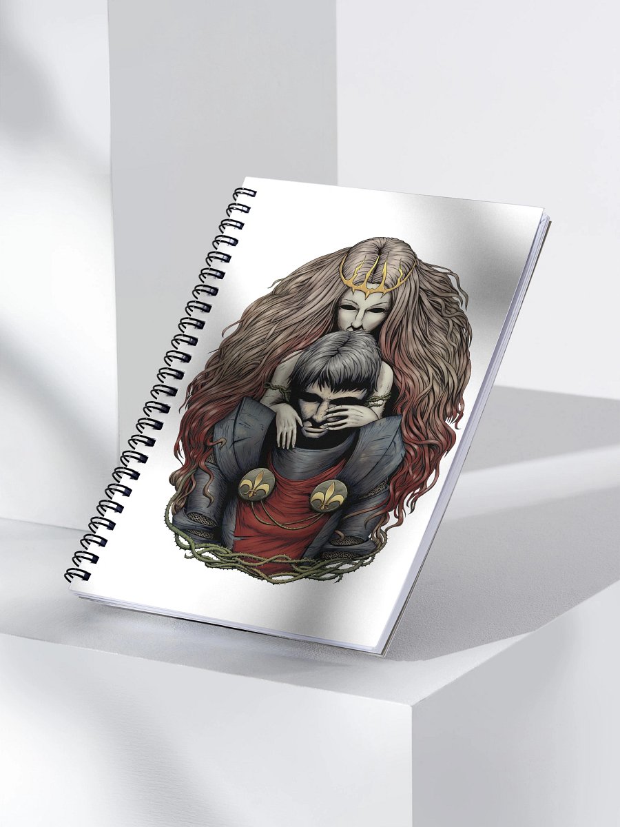 Grungy Spiral Notebook product image (3)