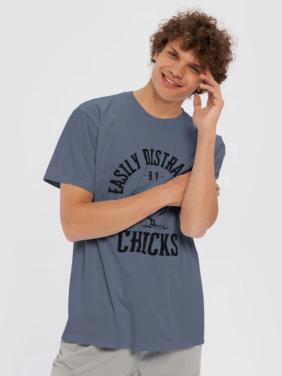 Easily Distracted by Chicks T-Shirt product image (27)