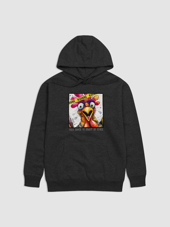 Crazy as cluck chicken Cotton Heritage Adult Unisex Hoodie product image (1)