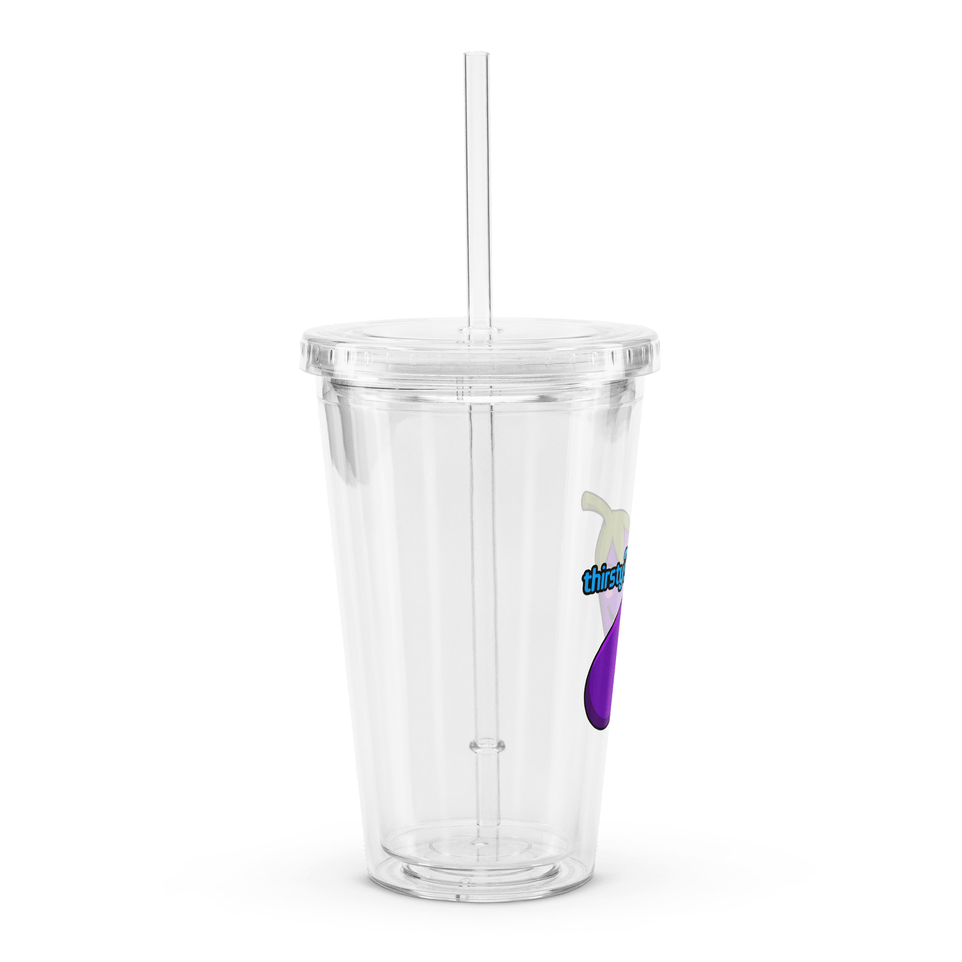 Eggplant Double Wall Plastic Tumbler product image (3)