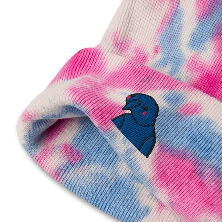 BlushSki Puffed Tie-Die Beanie product image (2)