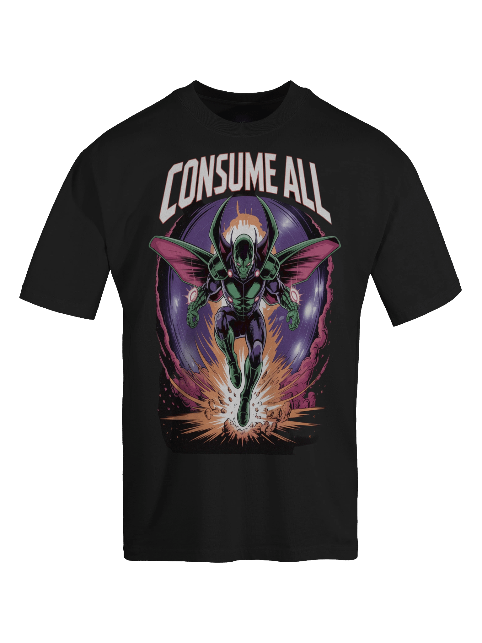 Consume All: Annihilus Inspired Oversized Faded T-Shirt product image (1)