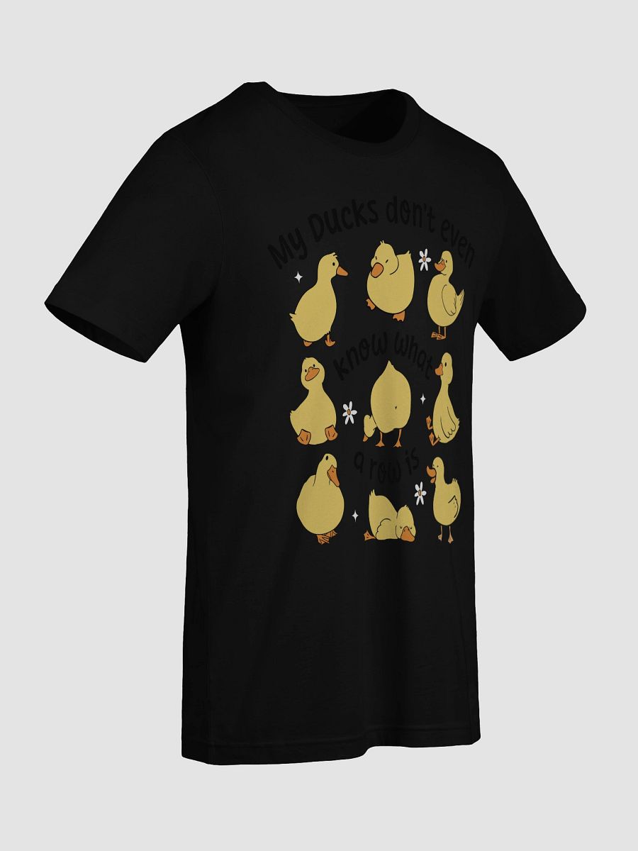 Playful Yellow Ducklings T-Shirt | Cute Cartoon Duck T-Shirt for Animal Lovers product image (61)