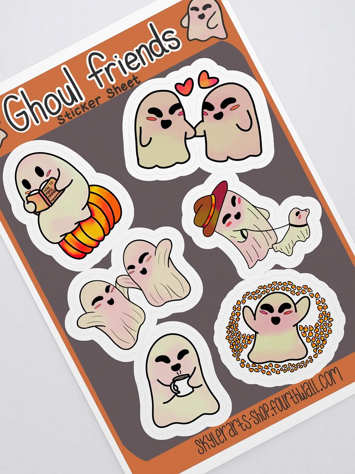 Ghoul Friends Sticker Sheet product image (1)
