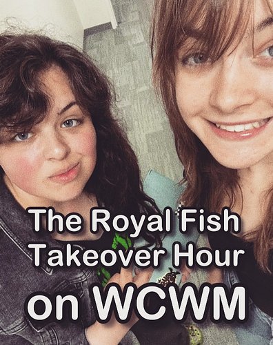 HAPPENING NOW!!! Tune in to hear us playing music we made and music we love, LIVE!
👑🐟🎸
#royalfishtakeover #wcwm