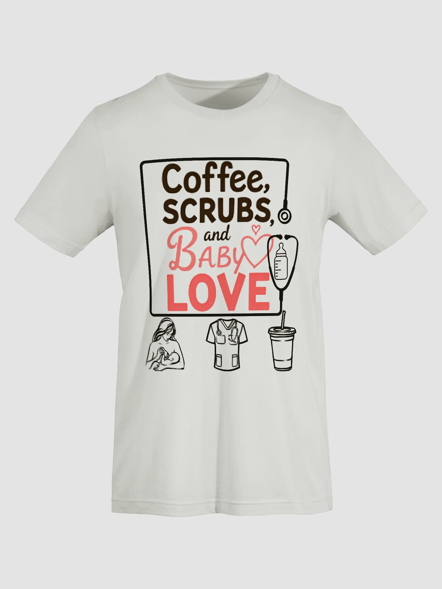 Heartfelt Medical Scrubs T-Shirt product image (31)