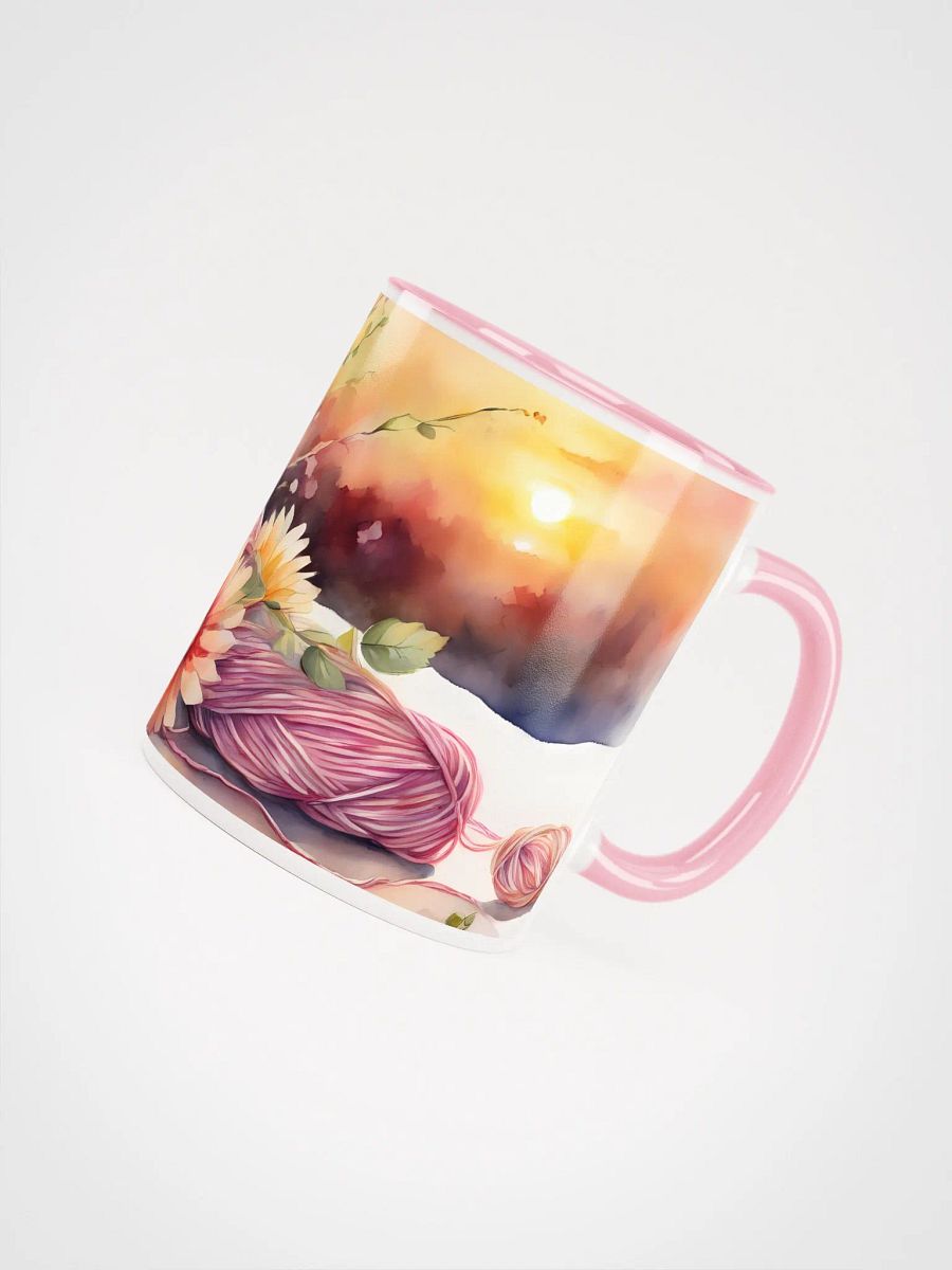 Pink Hugs for Everyone, Ceramic Mug with Color Inside product image (4)