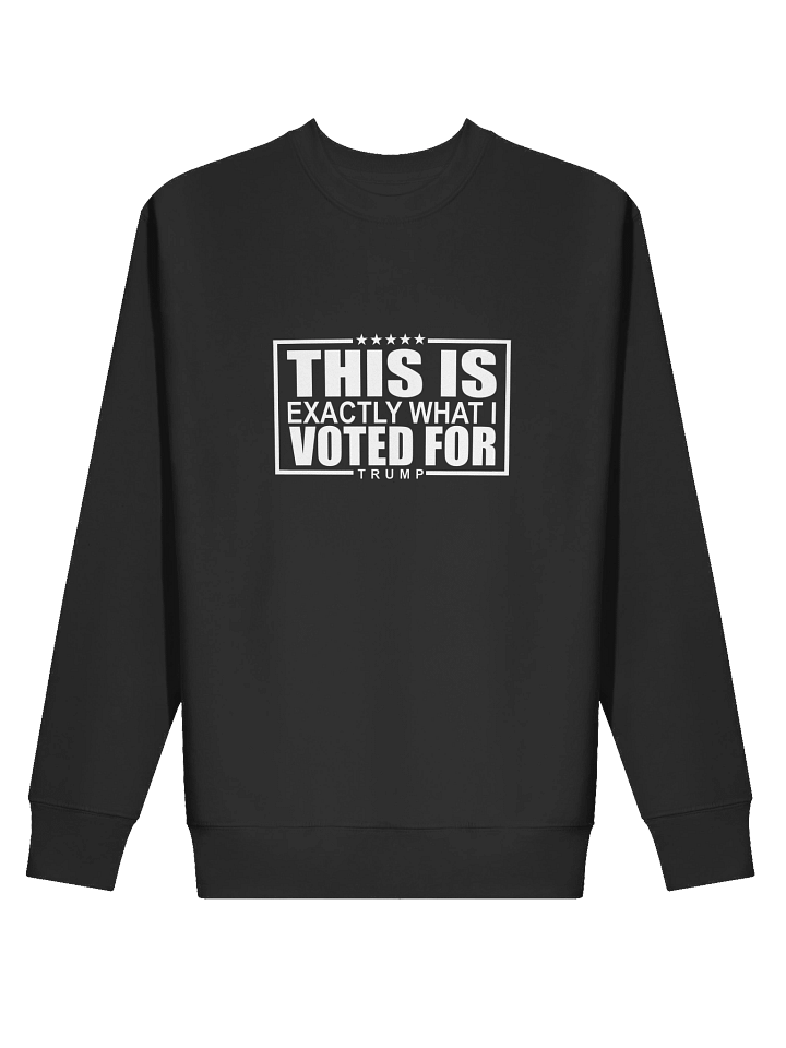 This Is What I Voted For Sweatshirt` product image (1)