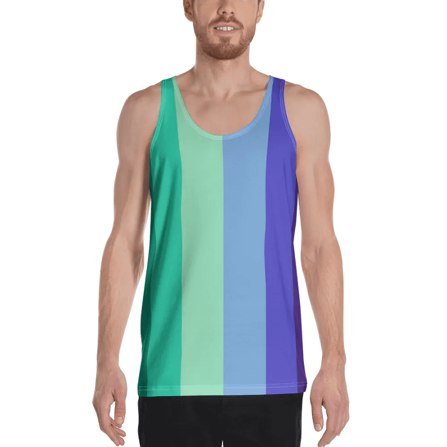 Gay Men's Pride Flag - All-Over Print Tank product image (3)