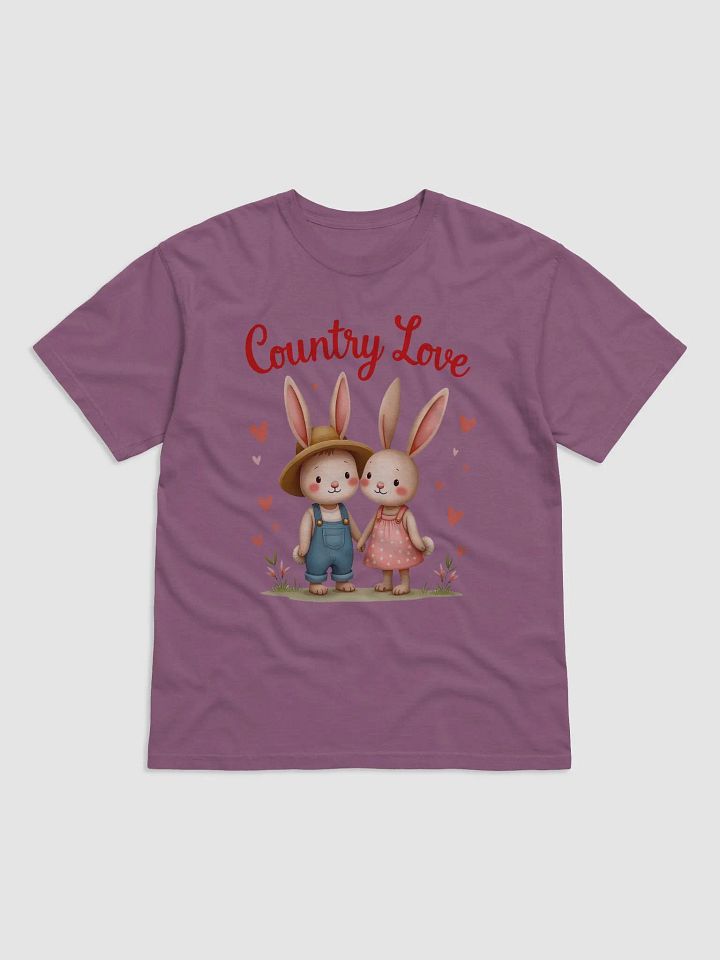 Country Love Rabbits Graphic T-Shirt product image (1)