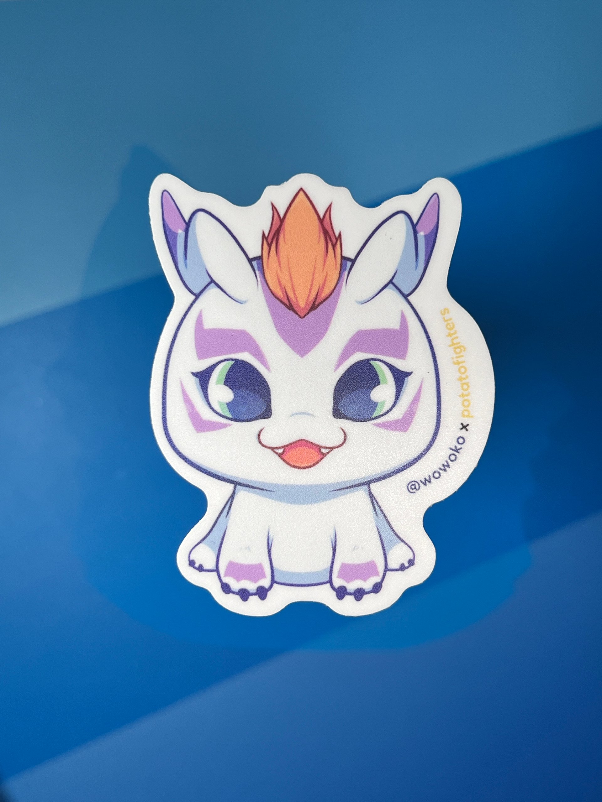 WoWoKo x Potato Fighters - Digimon - Gomamon - Sticker product image (2)