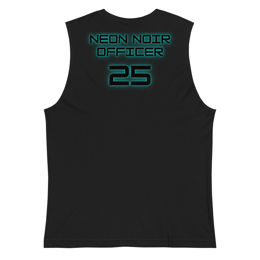 Neon Noir Officer 25 - Gym Tank (Black) product image (2)