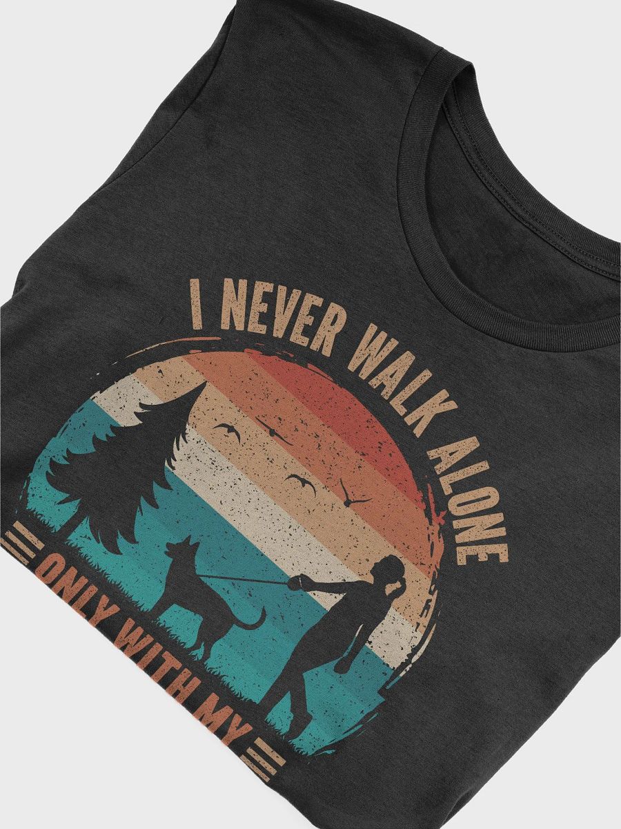 Carolina Dog Walking MOM Retro Vintage Sunset Silhouette Shirt product image (4)
