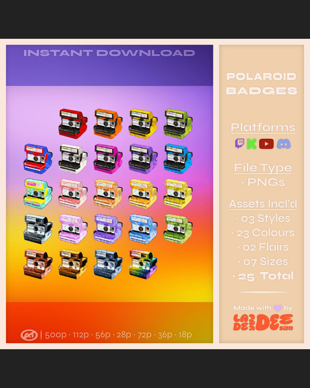 Polaroid Badges product image (1)