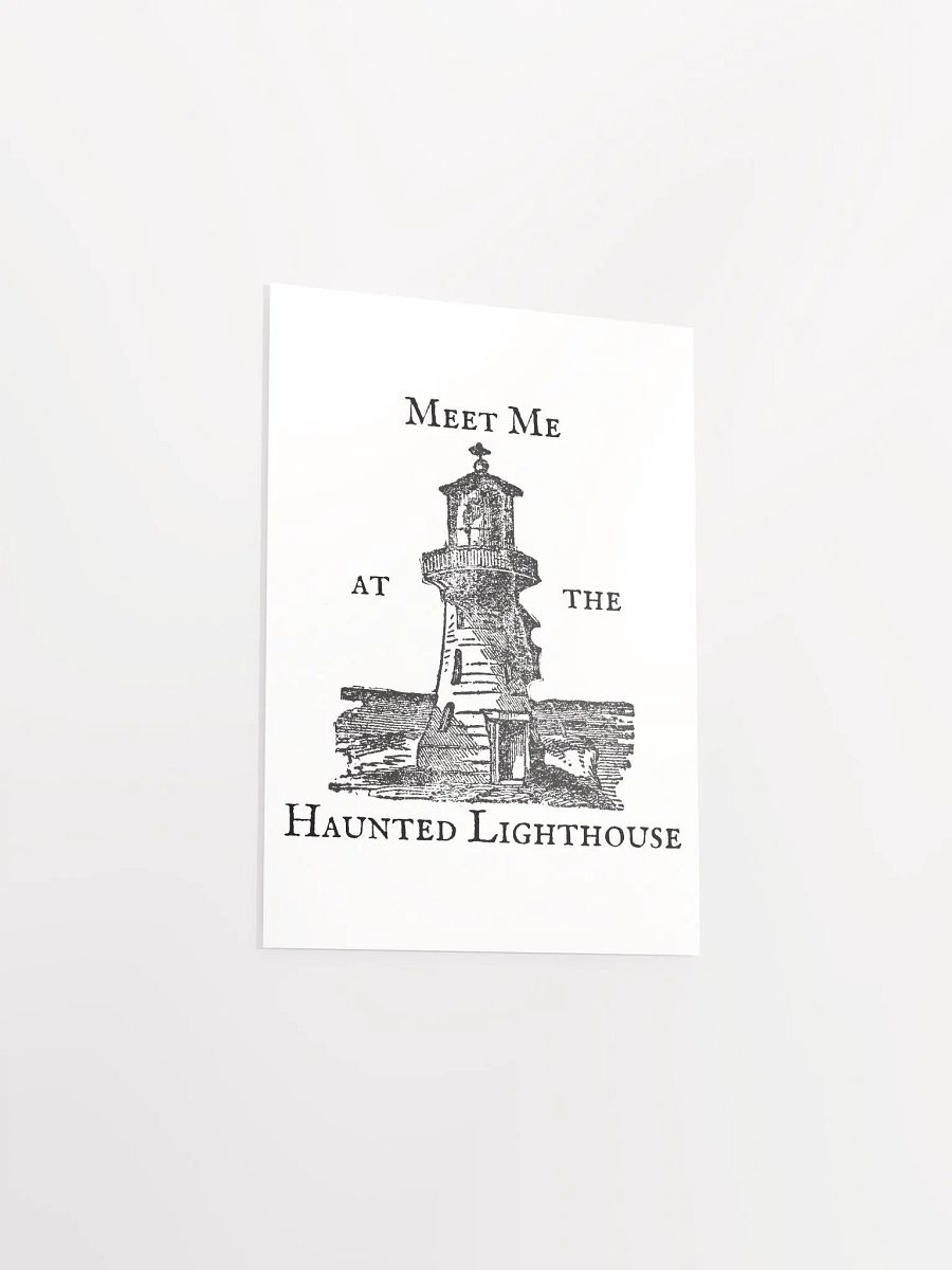 Haunted Lighthouse Vibrant Matte Paper Poster product image (32)