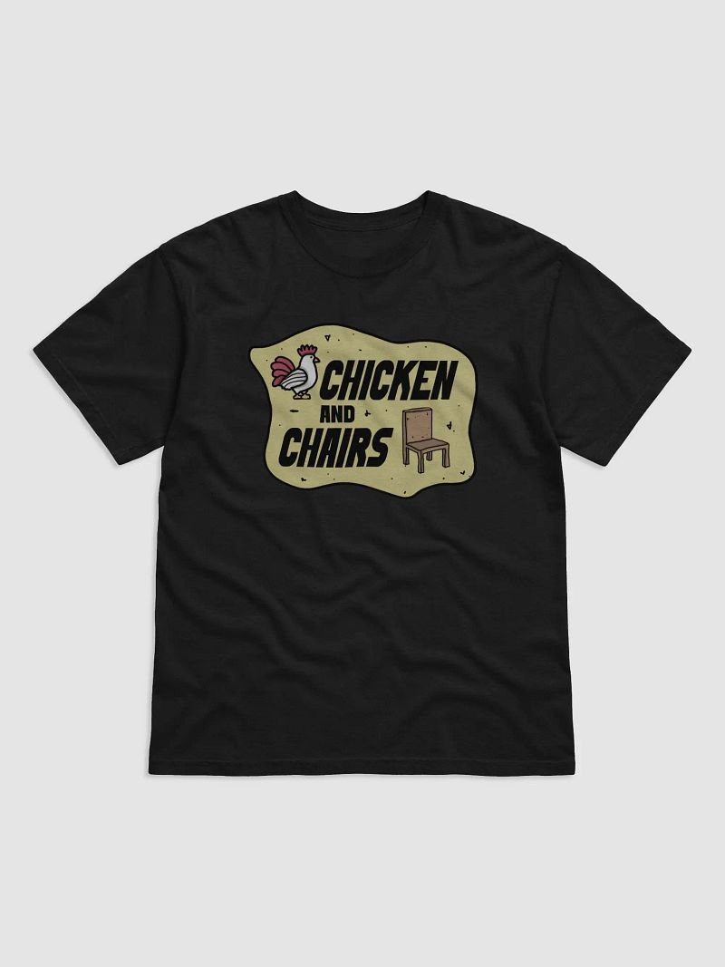 chicken and chairs tee