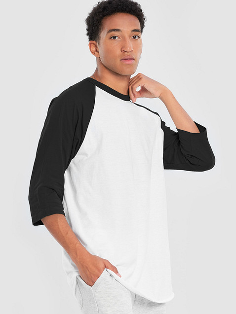 Photo showing Tultex Fine Jersey Raglan Tee