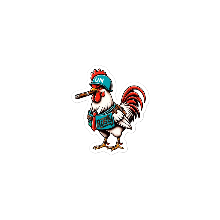 The Rusty Rooster Die-Cut Magnets! product image (1)