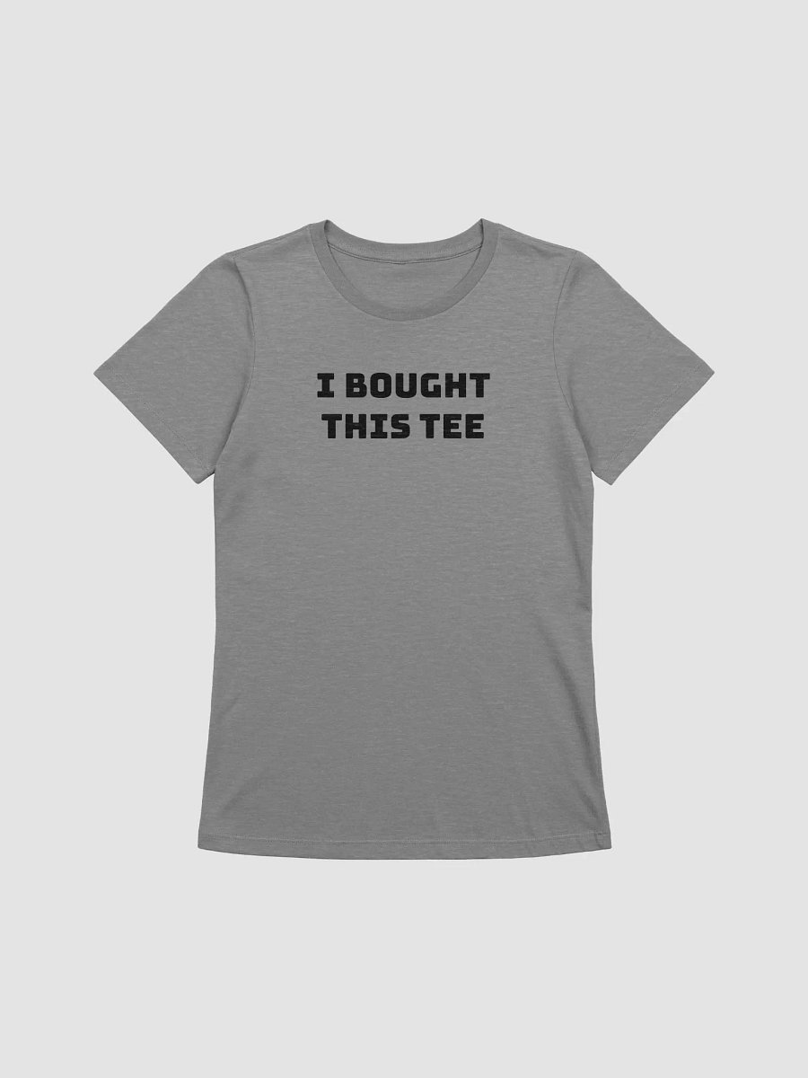 I BOUGHT THIS TEE - Women's Black product image (5)