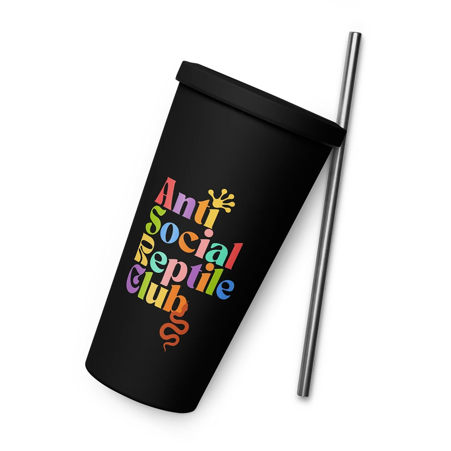 Colorful Insulated Tumbler: Anti Social Reptile Club Edition product image (6)