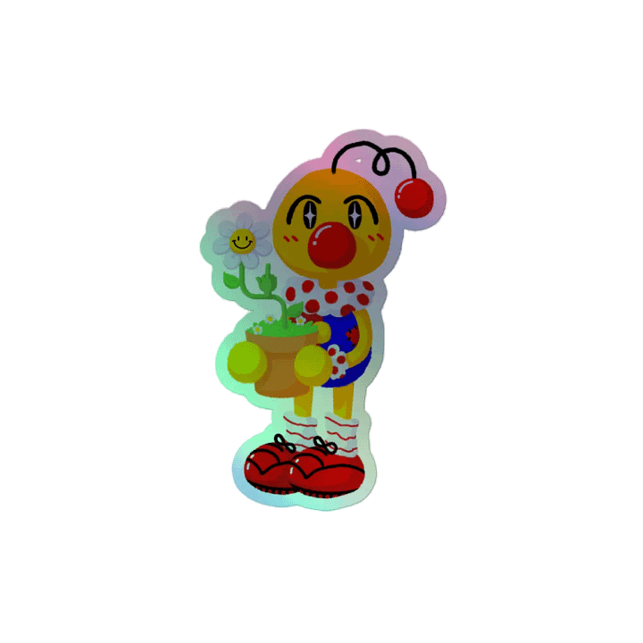 Boyoyoing Flower Pot Rude Holographic Sticker product image (2)