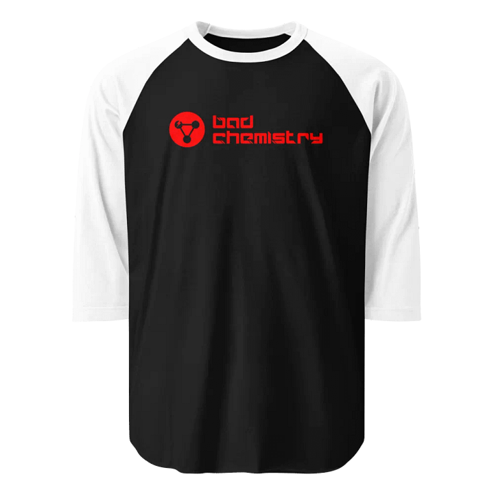 Bad Chemistry: Label Baseball T Shirt product image (1)