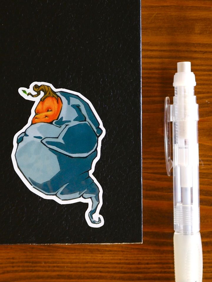 PUMPKIN GHOST STICKER product image (1)