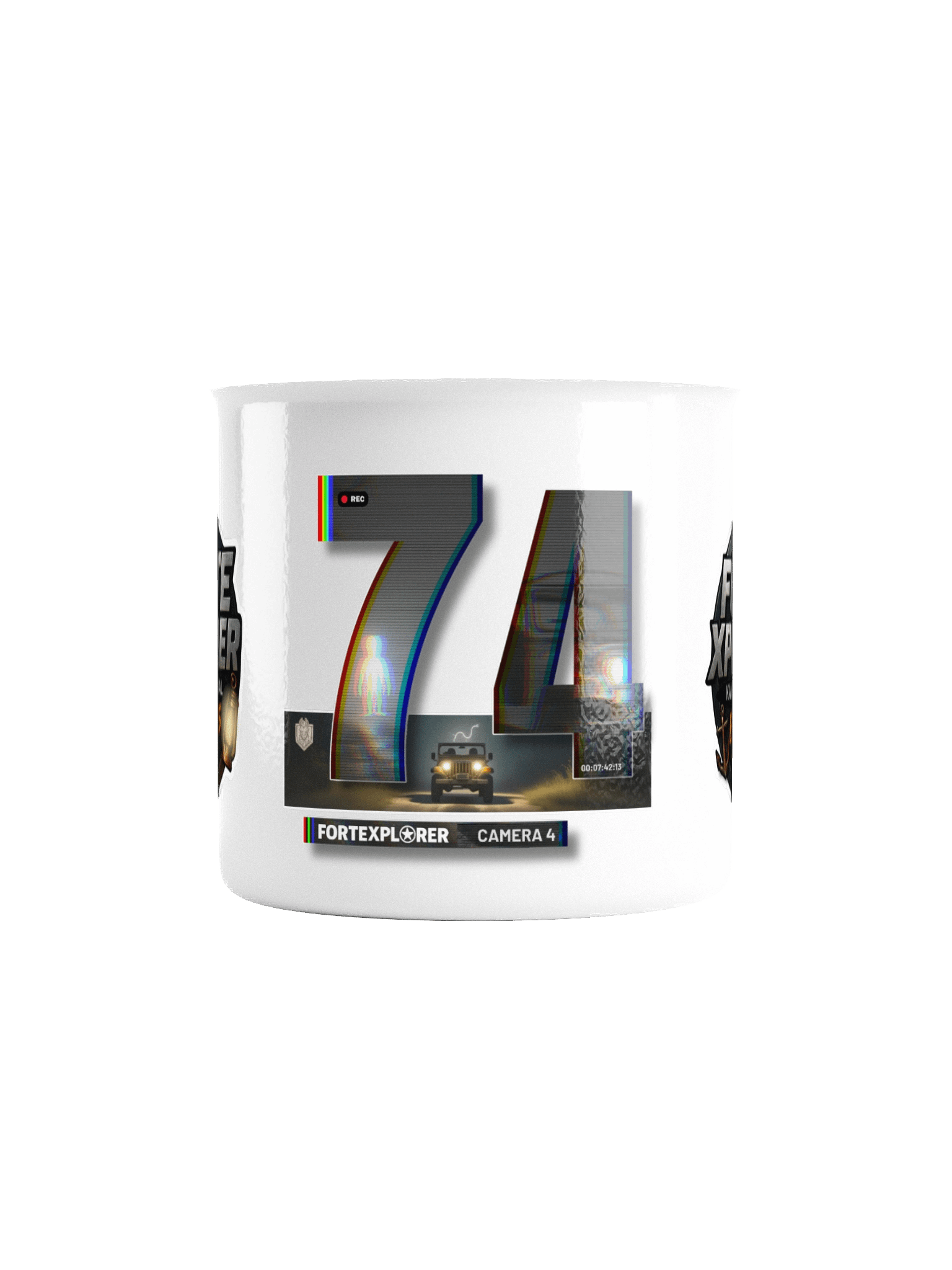 Forte Xplorer Enamel Mug – Camera 4 Recon Edition product image (2)