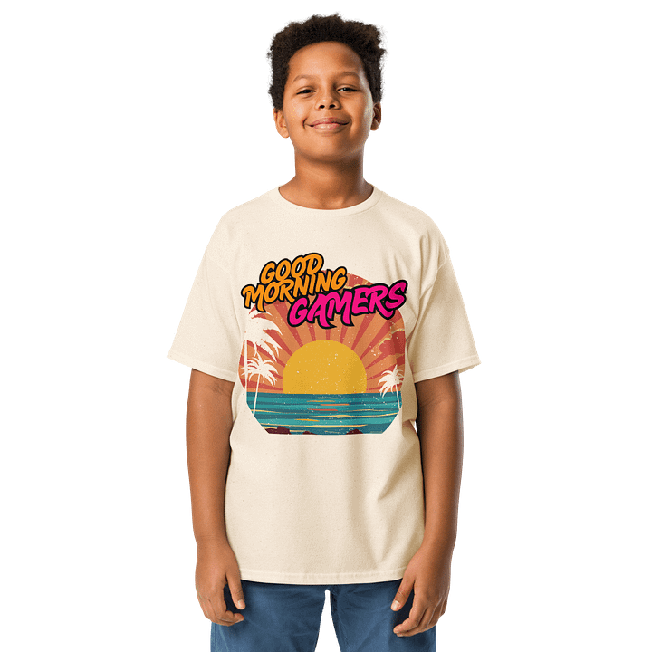 Retro Good Morning Gamers Tee (Kids) product image (1)