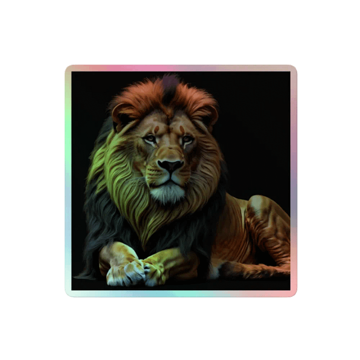 kingly & Calm Holographic Sticker product image (2)