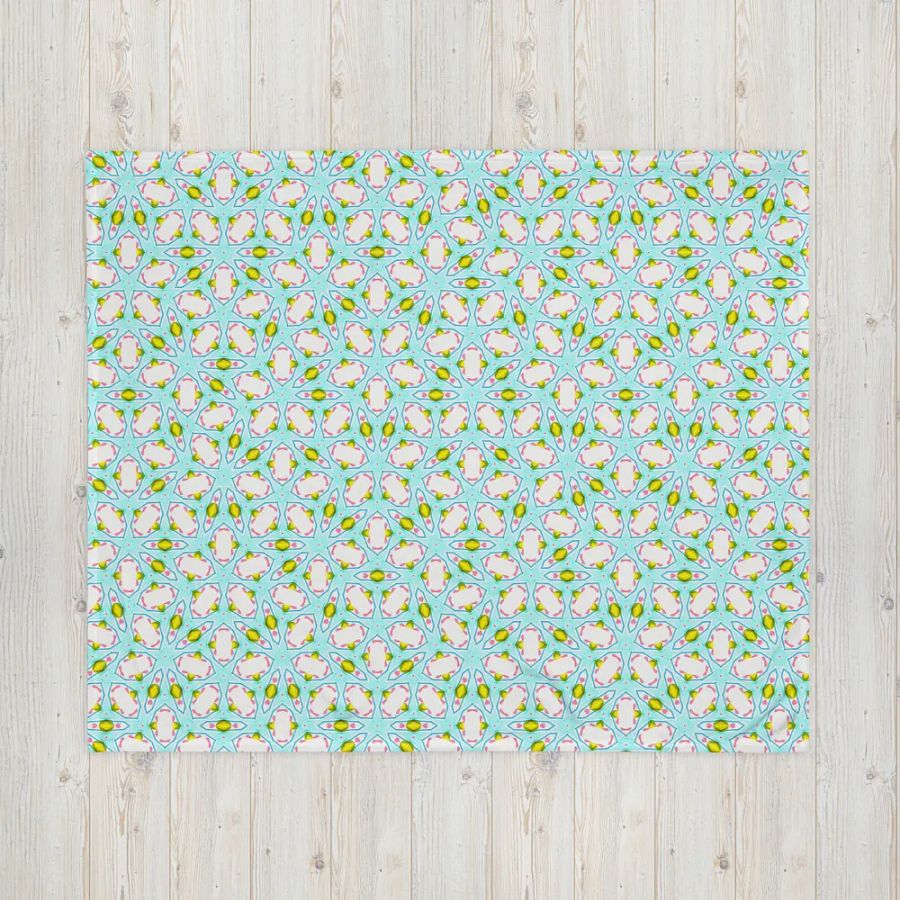 Colorful Diamond & Heart Throw Blanket product image (6)